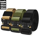 Армейский Тактический нейлоновый Съемный военный ремень с металлической пряжкой полицейский сверхпрочный боевой поясной ремень Охотничьи аксессуары