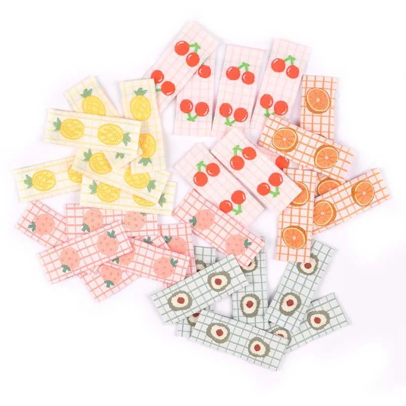 Этикетки с вышивкой фруктов в виде вишни/авокадо 50 шт. | Дом и сад