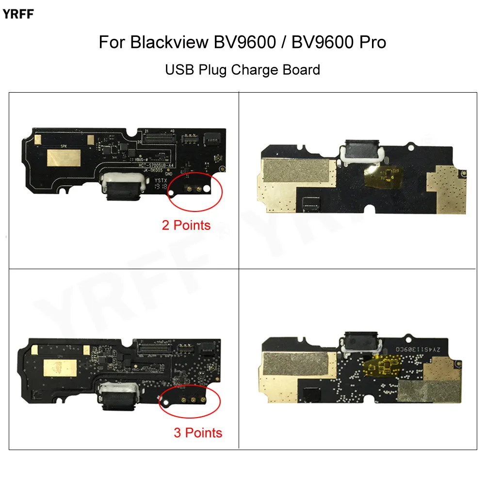 

With 3 Pin and 2Pin Version Charge Port Board Flex Cable For Blackview BV9600 Pro USB Charging Dock Board Mobile Phone Repair