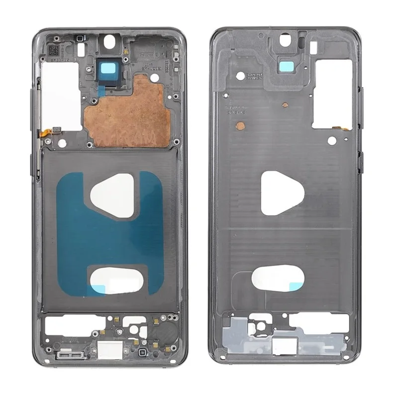 Marco frontal para Samsung Galaxy S20, SM-G980, Color azul, gris y rosa-1