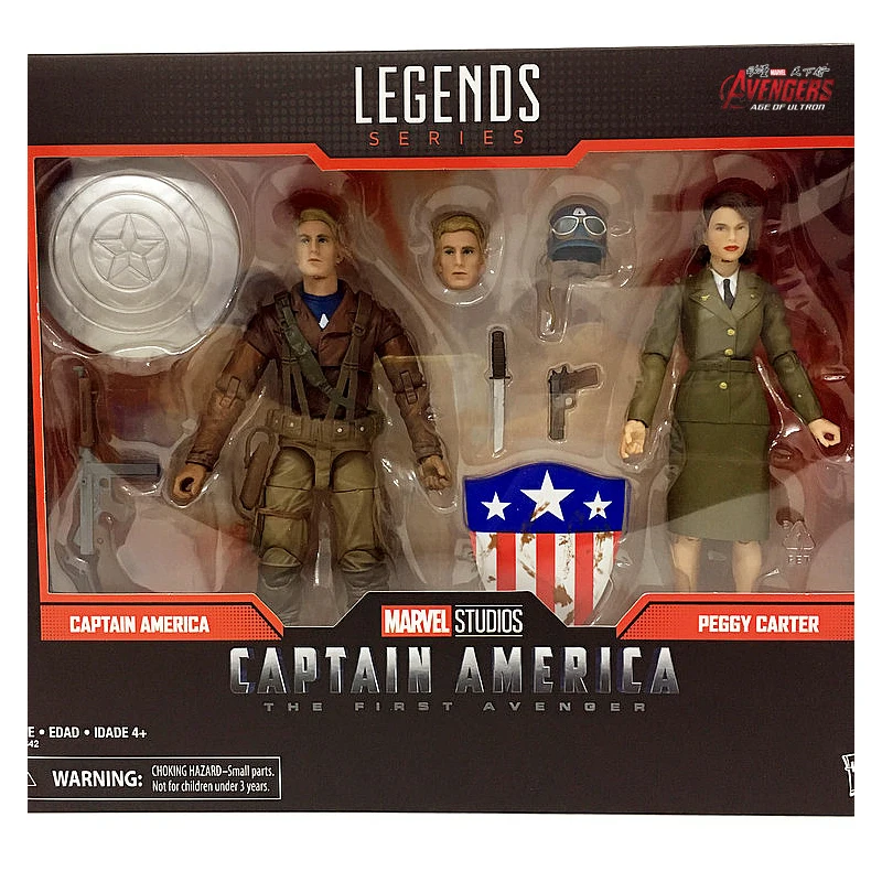 

6inch Hasbro Marvel Legends Avengers Superhero Captain America Sharon Carter PVC Action Figure Collectible Model Toy