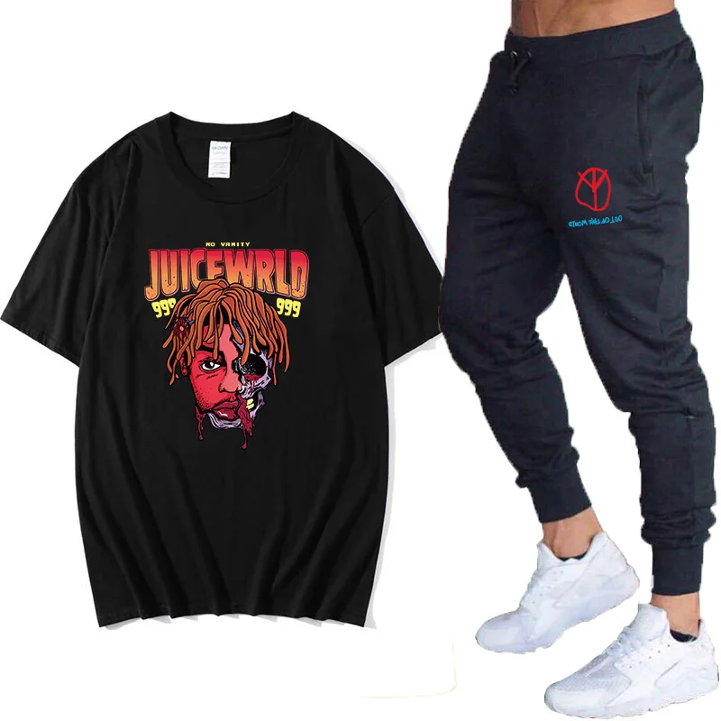 Футболка JuiceWrld футболка с рисунком 999 большой размер Милая графикой уличная