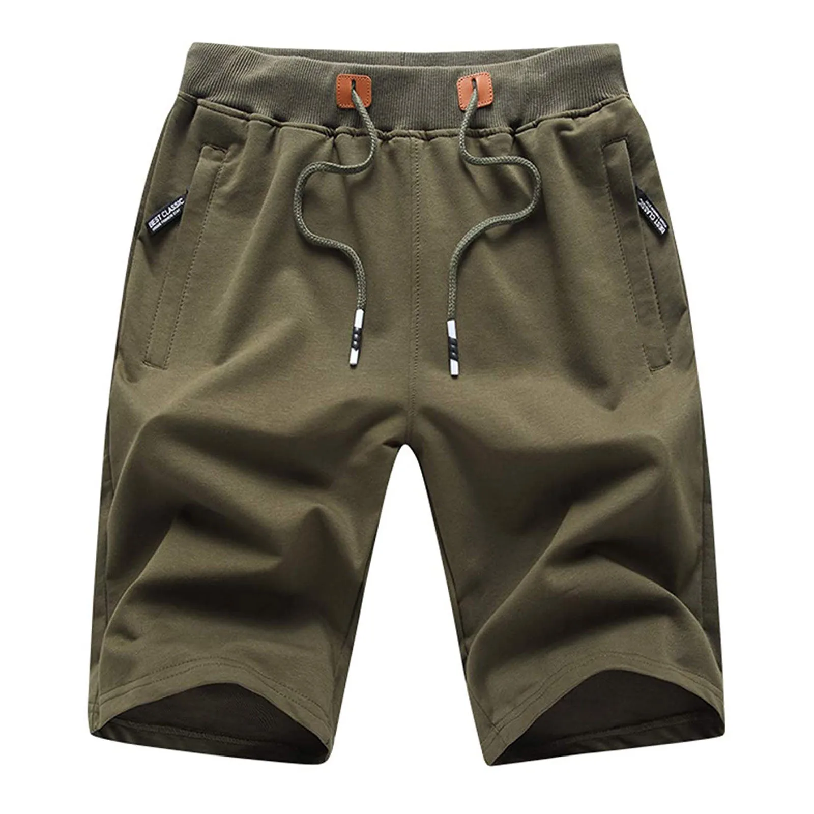 

Men's Sport Pure Color Bandage Casual Loose Sweatpants Drawstring Shorts Pant Fashionable Personalized Casual