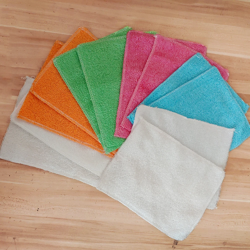 Бамбуковое волокно кухонное полотенце для посуды антипригарное масло