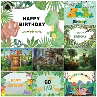 allenjoy dinosaur photography bakcgrounds baby shower jungle tropical happy birthday party event backdrop for photography studio