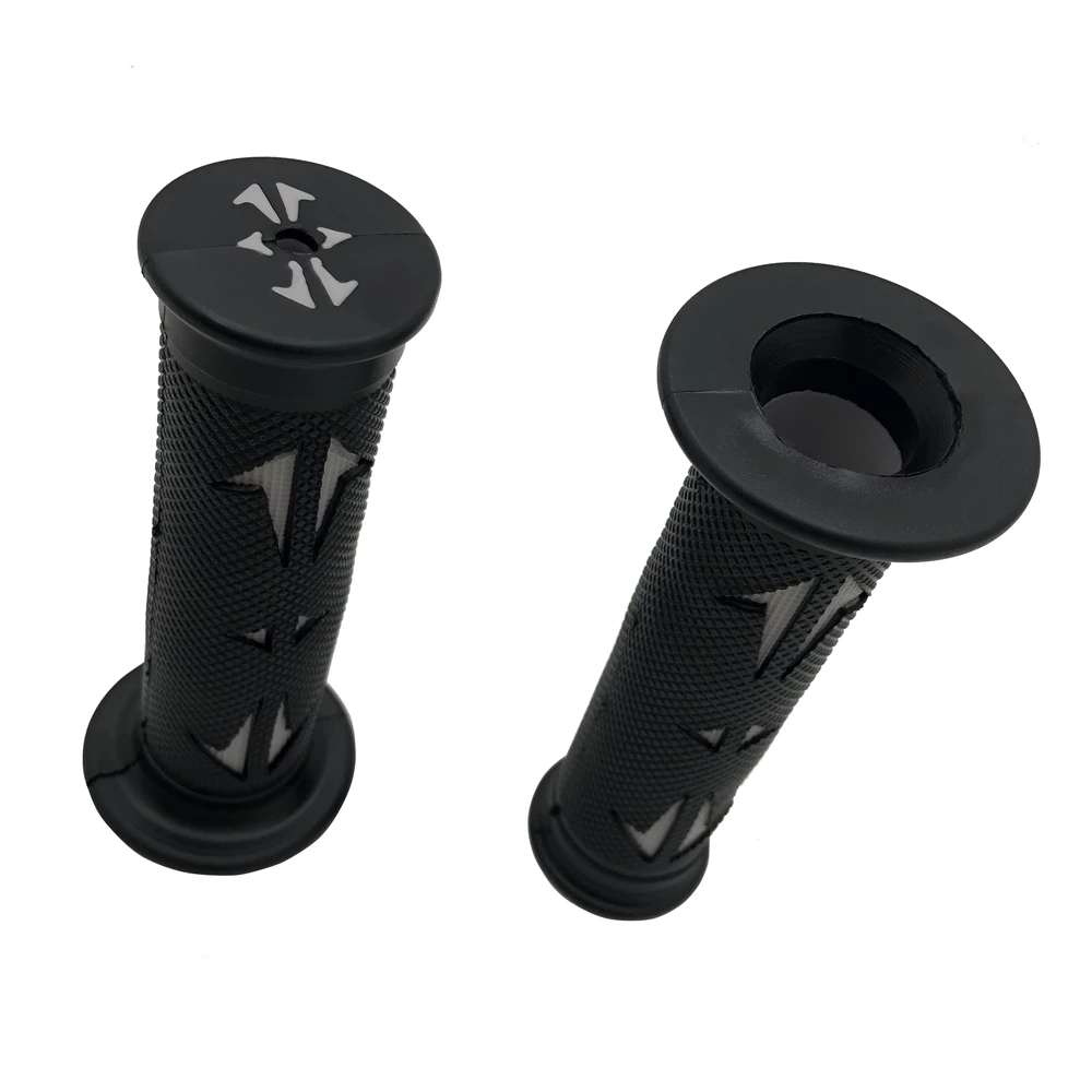 Universal 22mm 7/8&quot ATV Dirt Bike Hand Grips Handlebar For Honda Kawasaki Suzuki aftermarket free shipping motorcycle parts gray |
