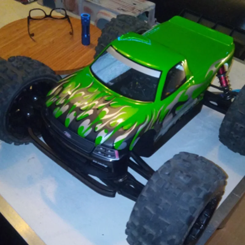 Для 1/10 RC автомобиля Venom T-10 ПВХ Окрашенный корпус автомобиль пикап ширина