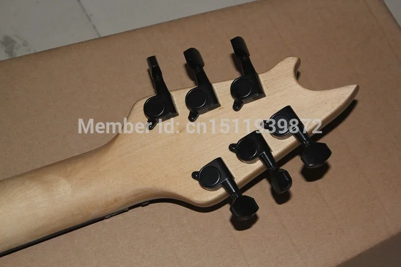 Высокое качество Черный EVH Вольфганг Электрогитара гриф из черного дерева