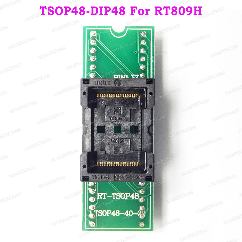 

TSOP48 к DIP48 адаптер TSOP48 тестовый адаптер гнездо 0,5 мм шаг для RT809F RT809H USB программатор