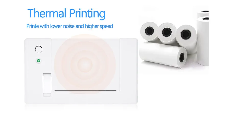 Мини-термопринтер 58 мм встроенный POS-принтер для чеков с интерфейсом RS232/TTL 5-9 В