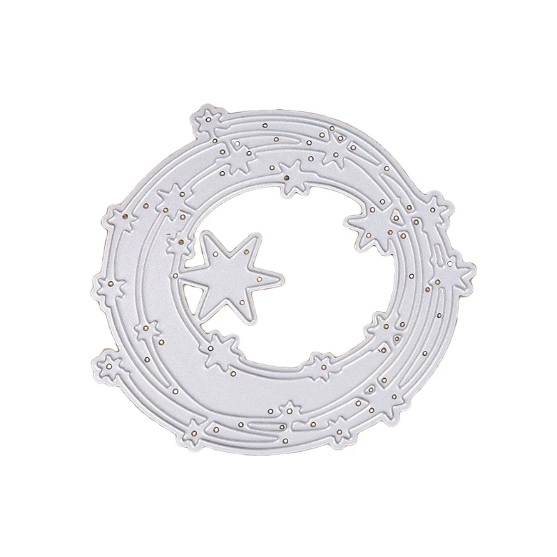 

Рождественские снежинки, металлические Вырубные штампы, альбом, бумажная карта, шаблон, форма, тиснение, крафтовое украшение