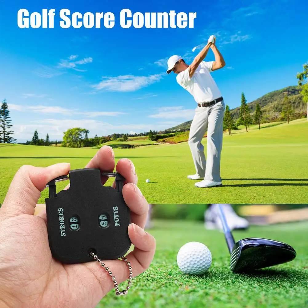 

Golf Score Counter For Training Aid Stroke Two-round Counters Golf Double-digit Scorer Scoring Device Counter
