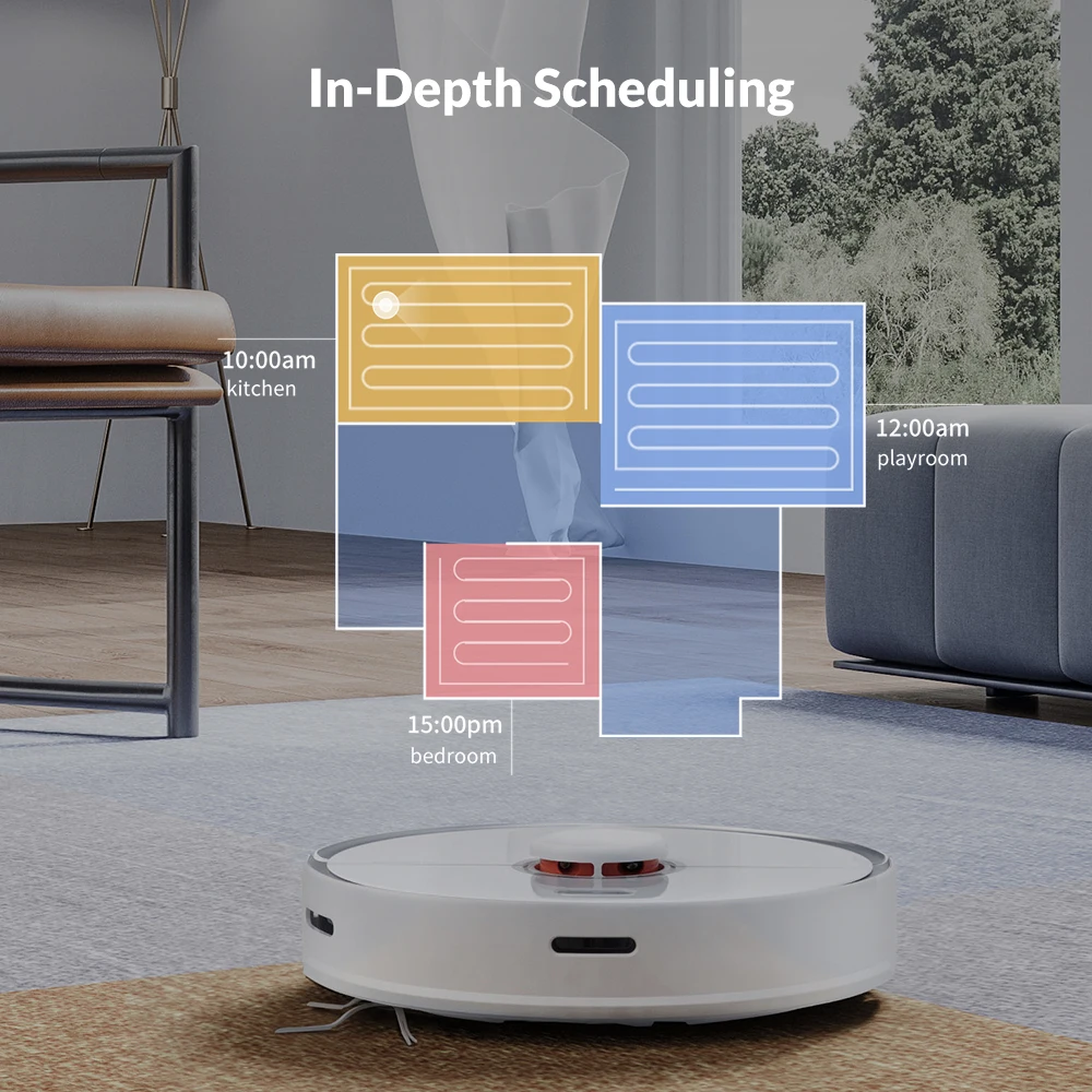 Roborock S50 S55 Robot Xiaomi Vacuum Cleaner 2 for Home Sweeping Wet Mopping Mi Robotic Carpet Dust Collector Smart Automatic | Бытовая