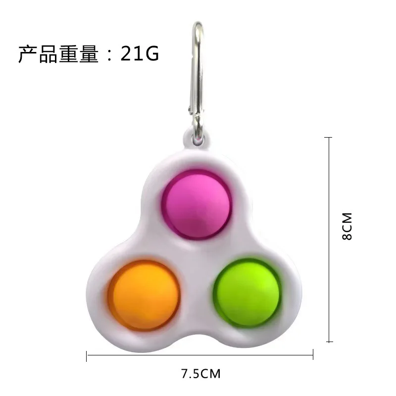 Harga 100 Buah Mainan Sensor Fidget Anak-anak Set Lesung Pipi Sederhana Mainan Pelepas Stres Mainan Sensorik Fidget Gelembung Penghilang Kecemasan Autisme