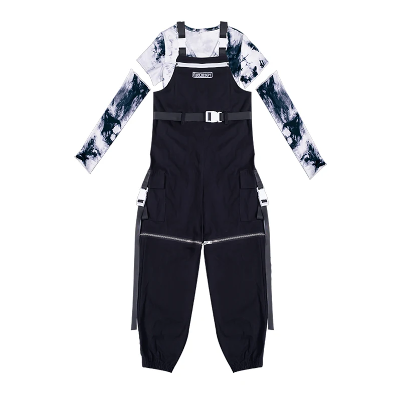 

Children'S Street Dance Trendy Clothes Girls Hip Hop Stage Performance Costume Kids Jazz Dancewear Catwalk Show Clothing DQL5237