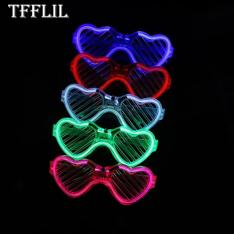 

Colorful LED EL Luminous Glasses for Bar KTV Christmas Halloween Birthday Party New Year Decorations Grand Event Anniversary