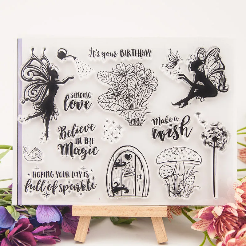 

New Stamps Scrapbook Paper Craft Scrapbooking Transparent Clear Rubber Stamp Handmade Decoration Craft Supplies Card Making 2021