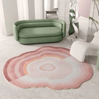 Nordic Ins Pink Cloud Shape Carpet Girl Room Decor Cute Bedroom Kid Room Rug Baby Crawling Play Mat Soft Carpet Living Room