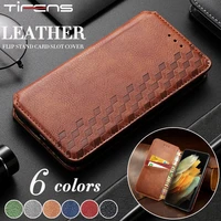 Luxury Skin Leather Case For Samsung Galaxy S21 S20 S10 Note Plus Ultra A81 A91 Magnetic Stand Phone Cover
