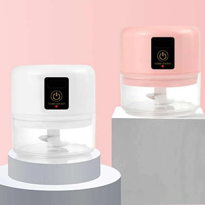 

Mini Electric Garlic Chopper Portable Food Processor Garlic Press Mincer USB