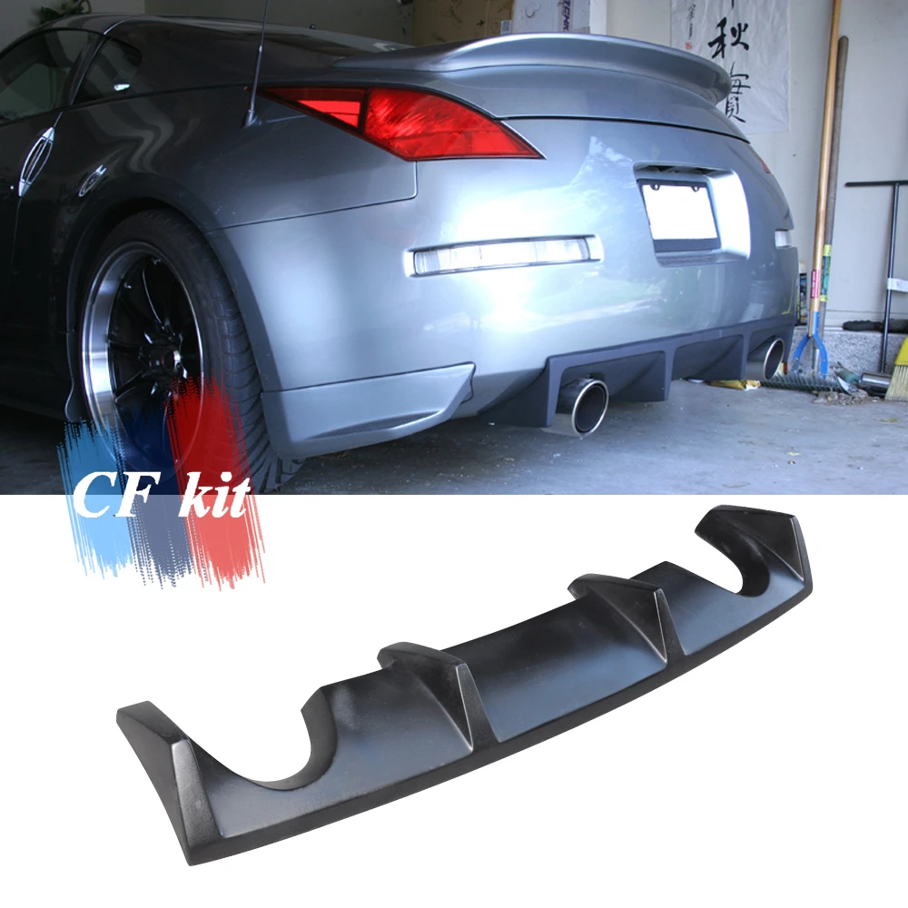 CF комплект из углеродного волокна/FRP задний диффузор спойлер для NISSAN 350Z задний багажник бампер губы сплиттер стайлинга автомобилей