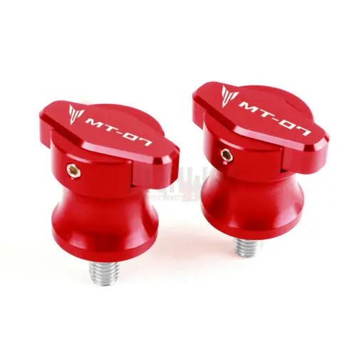 

M6 Motorcycle Accessories CNC Aluminum Frame Stands Screws Sliders Swingarm Spools Slider For YAMAHA MT07 MT-07 FZ07 FZ-07