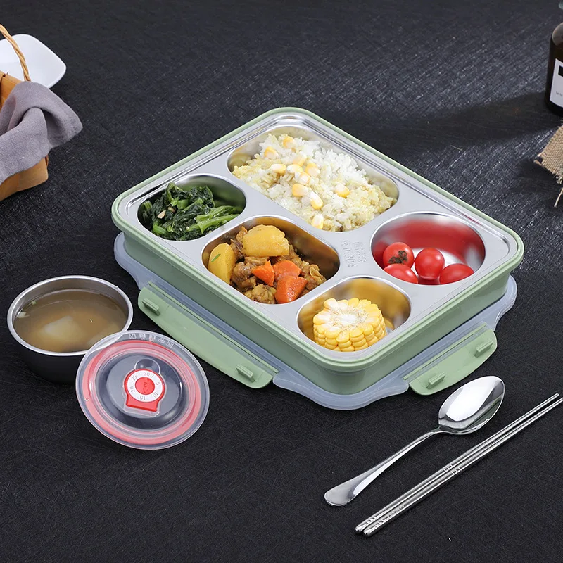 Ланч-бокс из нержавеющей стали большой контейнер для микроволновки детский еды