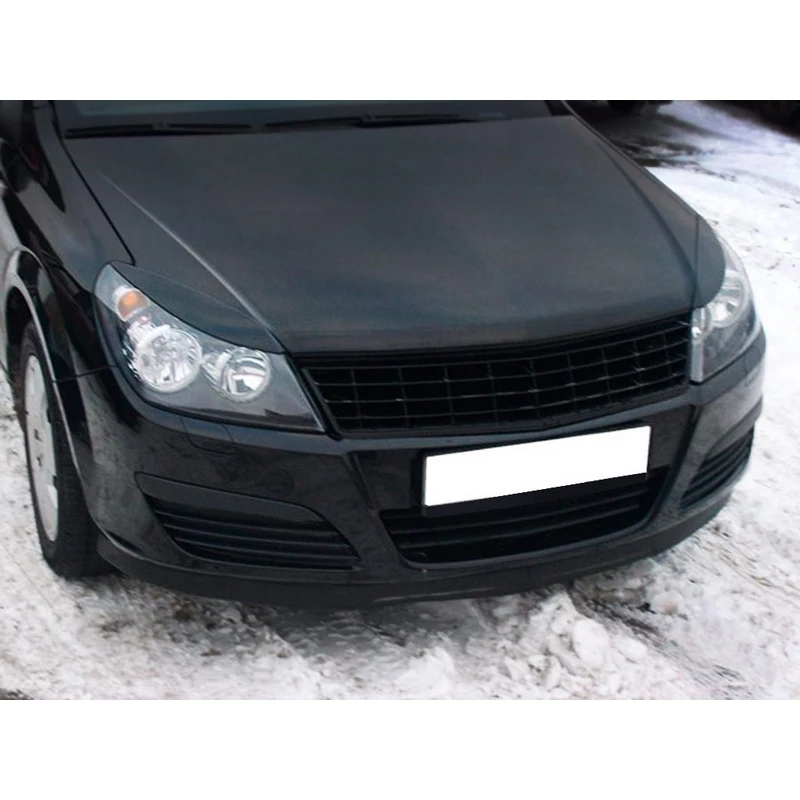 Накладки на фары реснички брови веки для Opel Astra H 2004-2014 ABS пластик тюнинг накладка