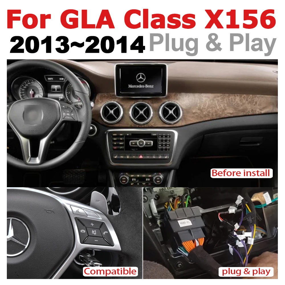 Android 7 0 up Автомобильный мультимедийный плеер для Mercedes Benz GLA Class X156 2013 2014 NTG WiFi GPS
