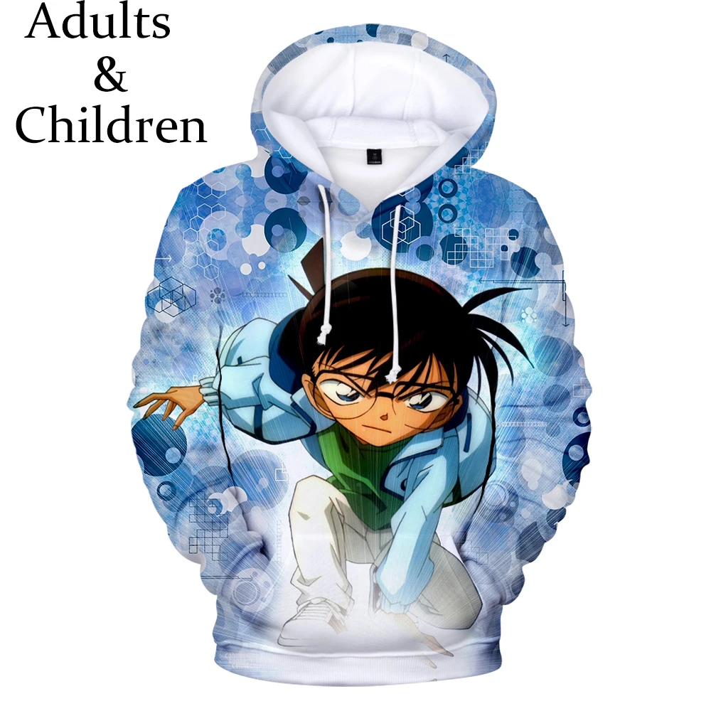 

Fashion prined 3D Detective Conan 3D Hoodie Pullovers Men Women New Animation Boys Girls Sweatshirt pullovers 3D Detective Conan