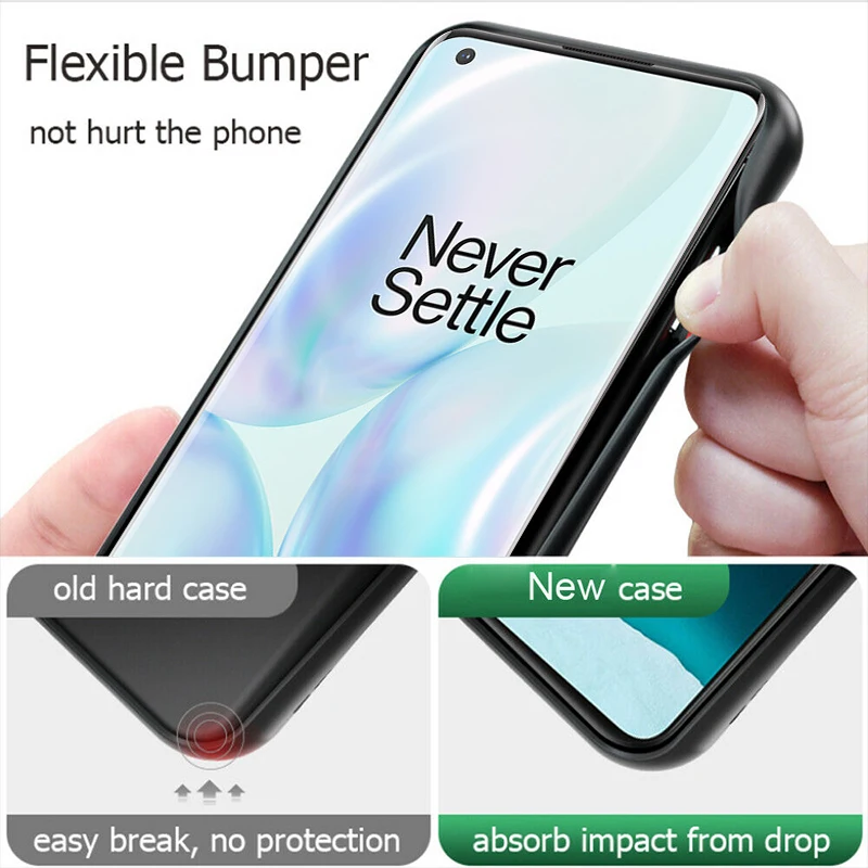 lovecom mint hybrid simple matte bumper phone case for one plus 7 8 9 pro 6t 7t 8t shockproof soft silicone clear cover case free global shipping
