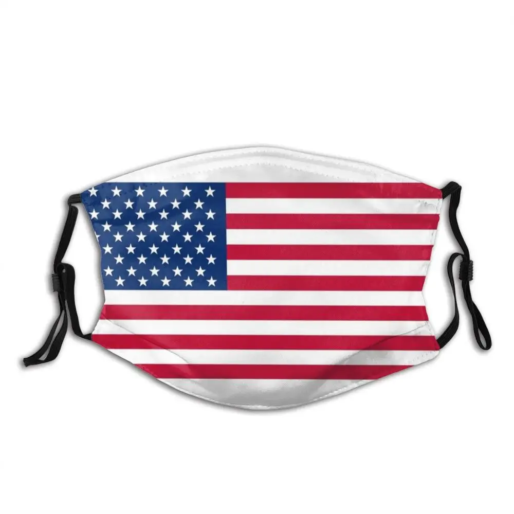 

Соединенных Штатов Америки прикольные Тканевая маска США Америка американский флаг уникальный скороговоркой Npattern карантин социальных