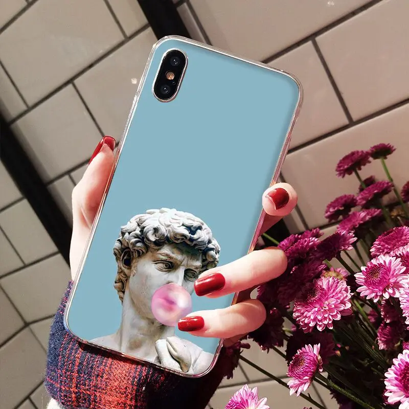 Yinuoda Art David lines Painted Pattern High Quality Classic Phone case for Apple iPhone 8 7 6 6S Plus X XS max 5 5S SE XR Cover | Мобильные