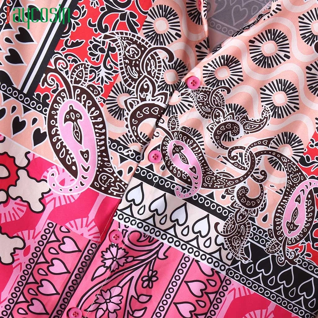 Мужская пляжная рубашка с принтом розовая модная свободная повседневная одежда