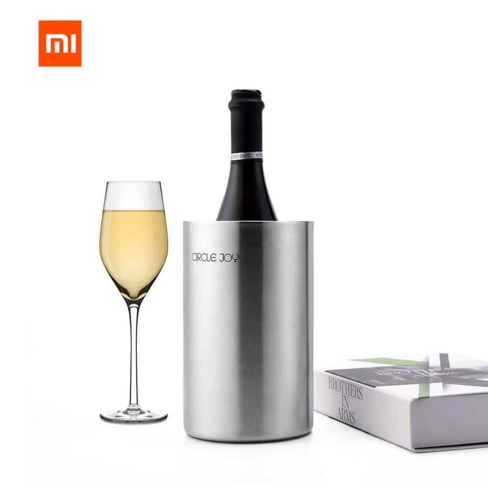 Оригинальный xiaomi Mijia Circle Joy из нержавеющей стали двойное ведро льда эффективная