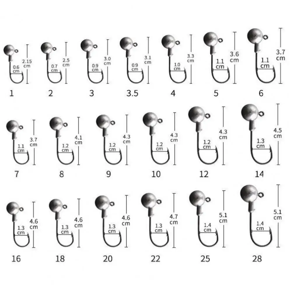 

10PCS/Lot 3.5g 5g 7g 10g 14g crank Jig head hook fishing hook lead head Jig lure hard bait soft worm jig hook for fishing