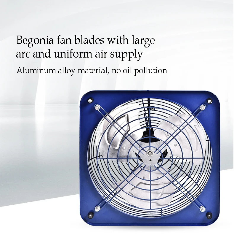 

10inch Powerful Industrial Ventilation Extractor Metal Axial Exhaust Commercial Air Blower Fan for Kitchen Bedroom