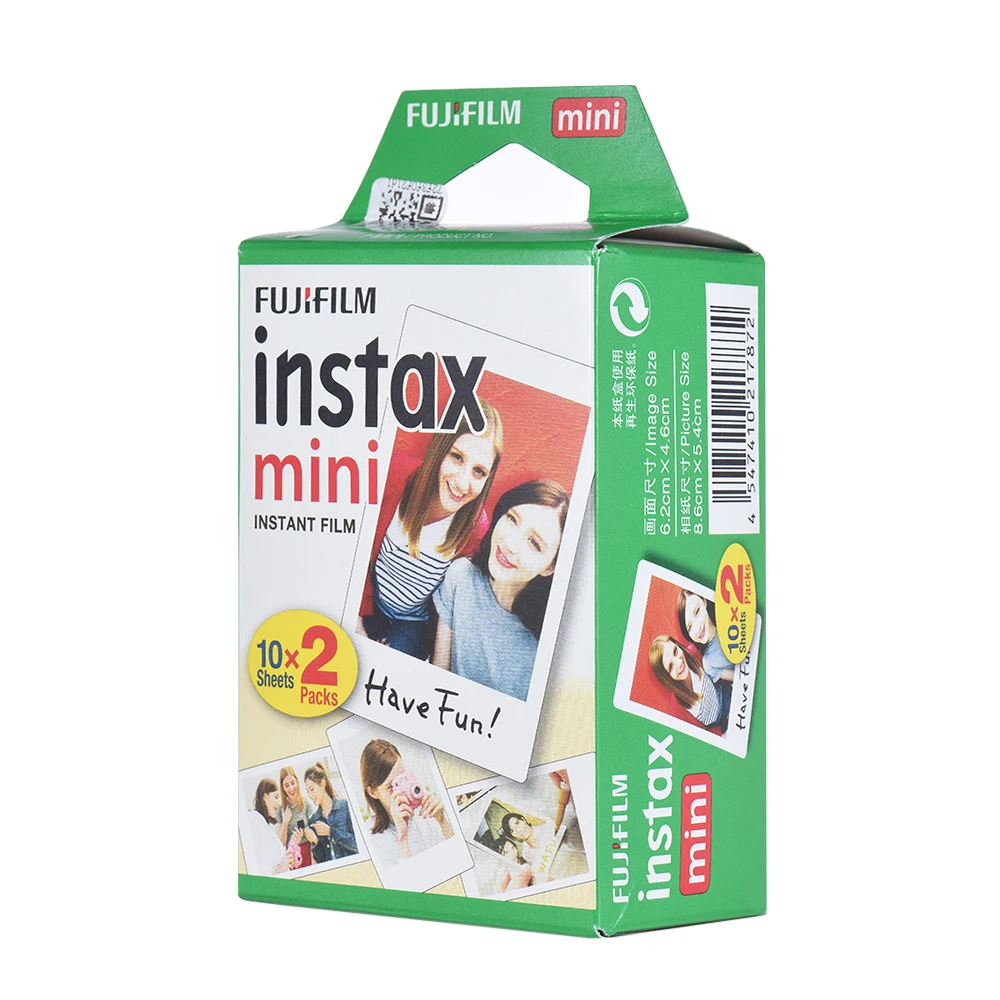 Пленка Fujifilm Instax Mini 20-100 листов 3-дюймовая белая фотобумага с краями пленка для Camera