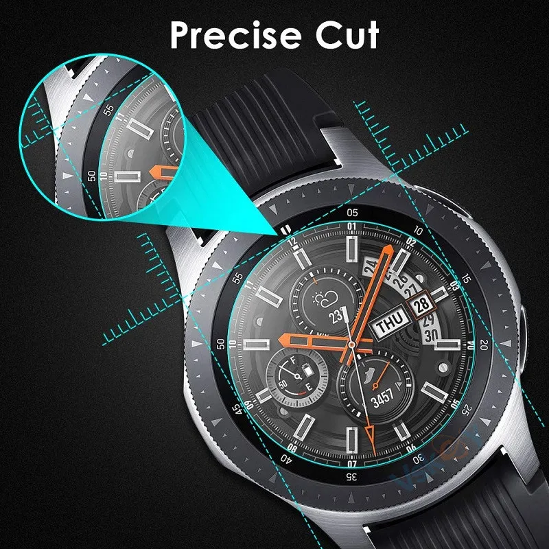 

VSKEY 10PCS Round Smart Wrist Watch Film Tempered Glass Diameter 40.5mm 40mm 41mm 42mm 43mm 44mm 45mm 46mm Screen Protector
