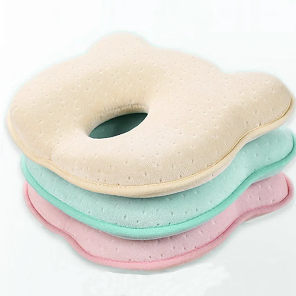 

2020 Hot Sale Newborn Baby Pillow Baby Room Soft Infant Baby Pillow Prevent Flat Head Memory Foam Cushion Sleeping Support