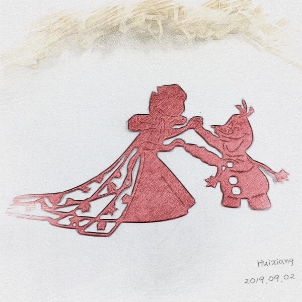 Huixiang металлическая режущая форма для бумаг декоративная клипбукинга модель