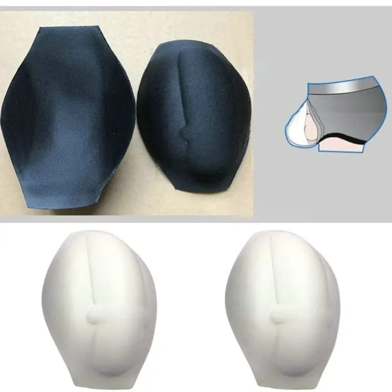 Мужские u образные 3D невидимые объемные накладки из губчатой чашки увеличивающие