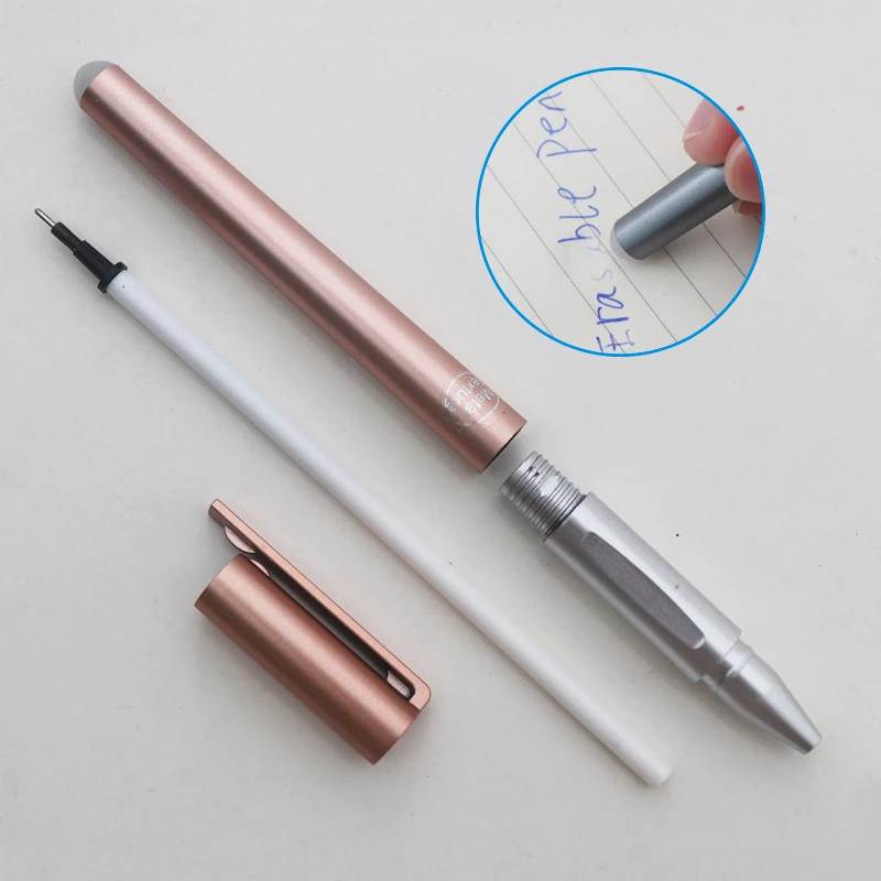 Стираемая стираемая ручка 4 шт./компл. набор стираемых ручек 0 38 мм Офисная гелевая