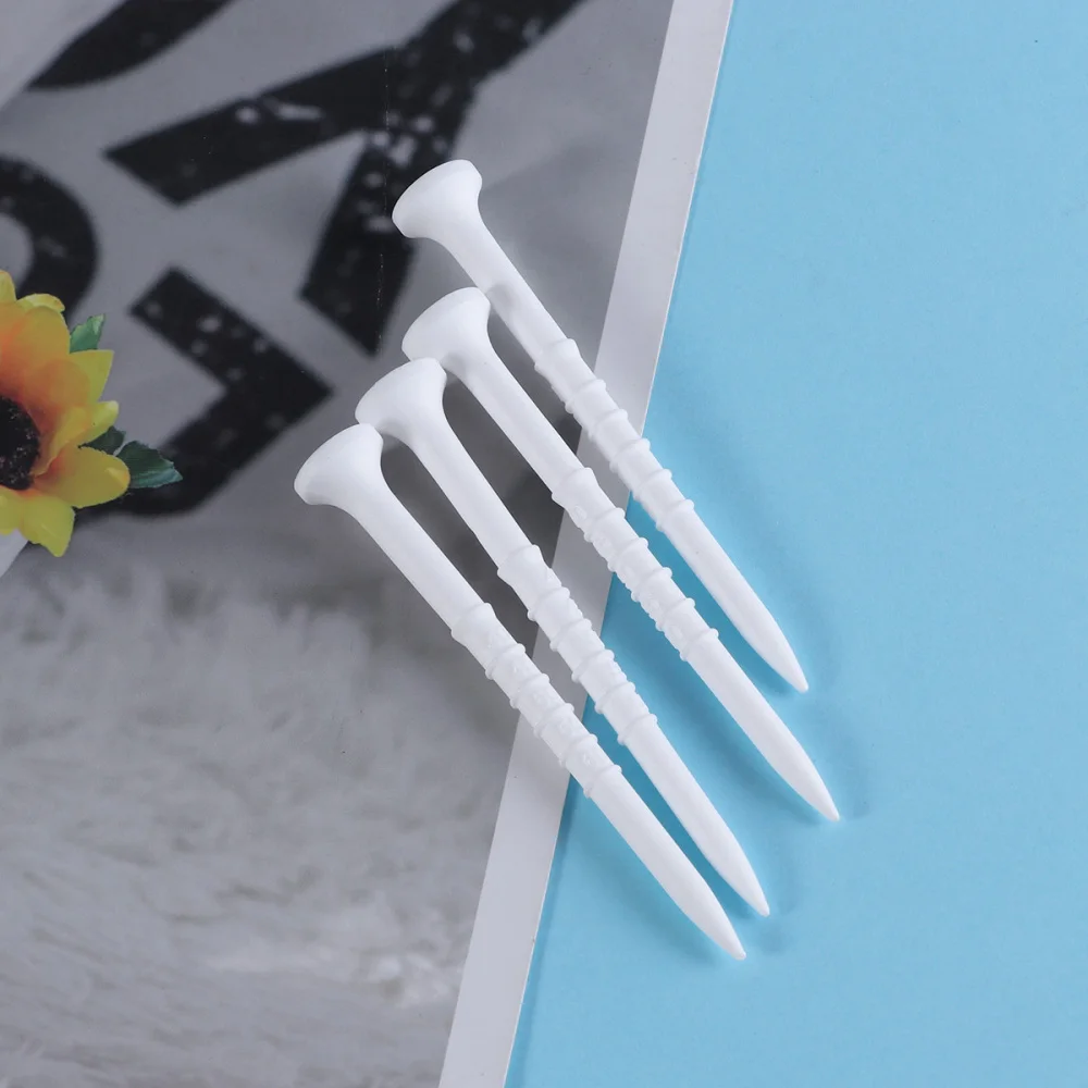 

15pcs Lightweight and Durable Scale Tees for Golfer (White)