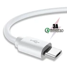 2M3M универсальный кабель Micro USB Type C кабель USB C быстрое зарядное устройство провод Quick Chage 3,0 мобильный телефон кабель для зарядки 23M длинный шнур