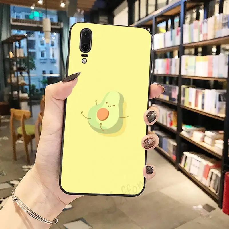 

Cute Salad Fruit Avocado Cartoons Phone Case For Huawei honor Mate P 10 20 30 40 Pro 10i 9 10 20 8 x Lite