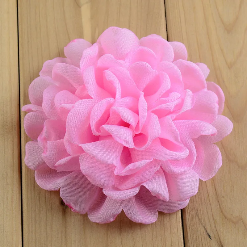 

50pcs/lot 10cm Burned Edge Shabby Chiffon Flower Baby Headbands DIY children's Headdress Clothing Hair Apparel Accessories