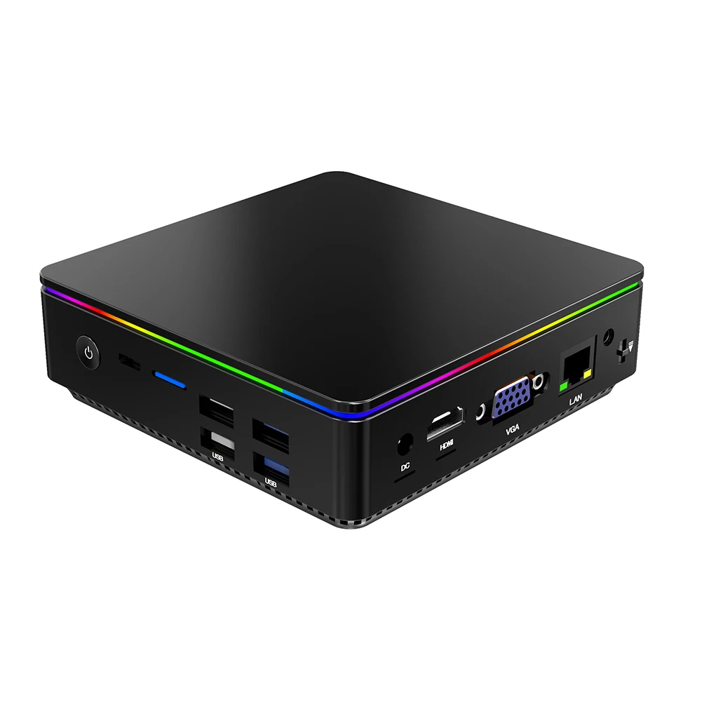 VODOOL мини настольный 2 4G 5G Wi Fi Bluetooth ПК оборудует T95 P1 Z8350 4 ядра ГБ/64 Гб чехол для