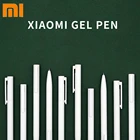 Гелевая ручка Xiaomi, 10 шт., без колпачка, 0,5 мм, черная, белая