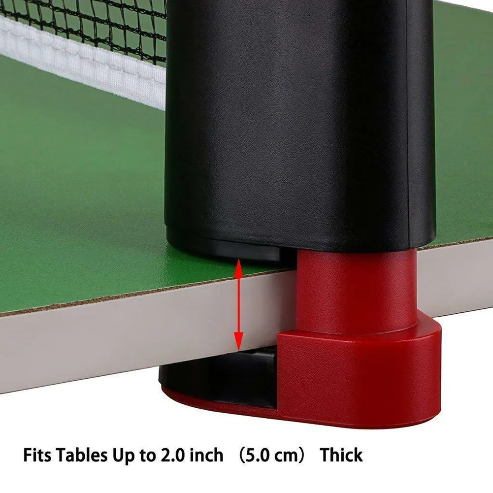 

2020 New Creative Table Tennis Net Table Tennis Net Portable Anywhere Retractable Ping Pong Post Net Rack For Any Table